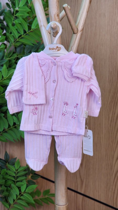 طقم بناتي 5قطع قطن 100%