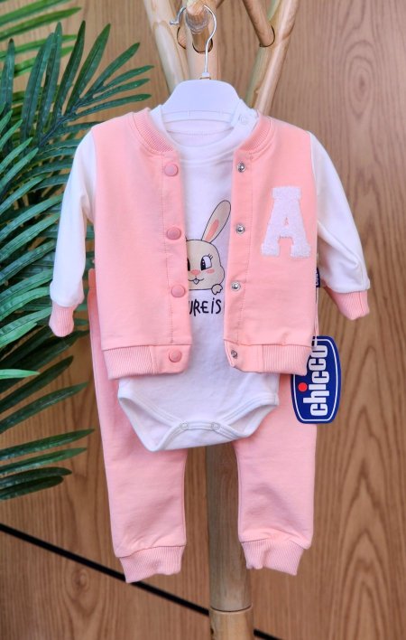 طقم ثلاث قطع بناتي