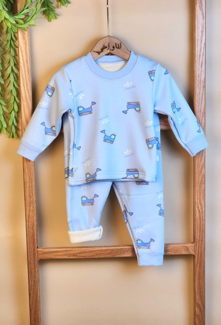 بجامات قطن  مبطن  ولادي